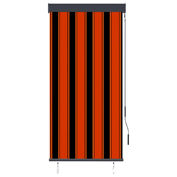 Lauko roletas, oranžinės ir rudos spalvų, 80x250cm