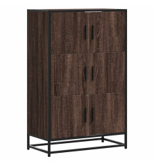 Highboard Rudas ąžuolas 68x35x106,5 cm Mediena ir metalas