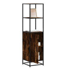 Highboard Rūkytas ąžuolas 35,5x35x139 cm Mediena ir metalas