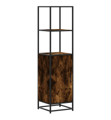 Highboard Rūkytas ąžuolas 35,5x35x139 cm Mediena ir metalas