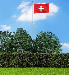 Šveicarijos vėliava, 90x150cm