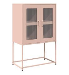 Highboard Pink 68x39x107 cm Plienas