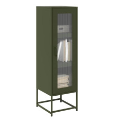 Highboard Olive Green 36x39x123 cm Šaltai valcuotas plienas