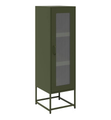 Highboard Olive Green 36x39x123 cm Šaltai valcuotas plienas