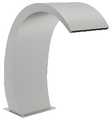 Baseino fontanas su LED, 22x60x70cm, nerūdijantis plienas 304