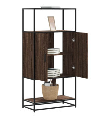 Highboard Rudas ąžuolas 68x35x139 cm Mediena ir metalas