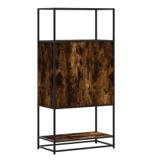 Highboard rūkytas ąžuolas 68x35x139 cm Mediena ir metalas