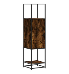 Highboard Rūkytas ąžuolas 35,5x35x139 cm Mediena ir metalas