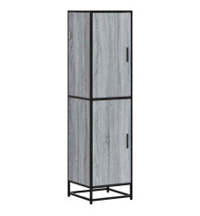 Highboard Gray Sonoma inžinerinis medis ir metalas