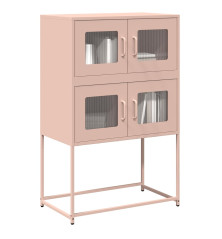 Highboard Pink 68x39x107 cm Plienas