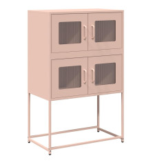 Highboard Pink 68x39x107 cm Plienas