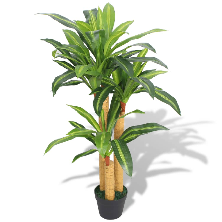 Dirbtinė Dracena su vazonu, 100 cm, žalia