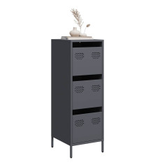 Highboard Antracitas 39x35x103,5 cm Plienas