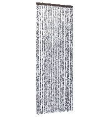 Užuolaida nuo vabzdžių, ruda ir kreminė, 90x220 cm, šenilis