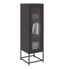 Highboard Black 36x39x123 cm Šaltai valcuotas plienas