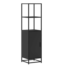 Highboard Black 35,5x35x139 cm Mediena ir metalas