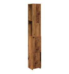 Vonios spintelė Old Wood 25x25x170 cm Engineered Wood