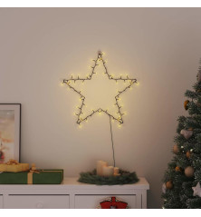 Kalėdiniai žibintai Star Silhouette 80 LED šiltai balta