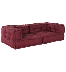 Modular Puffe Maroon 140x70x36 audinys