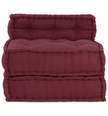 Modular Puffe Maroon 70x70x54 audinys