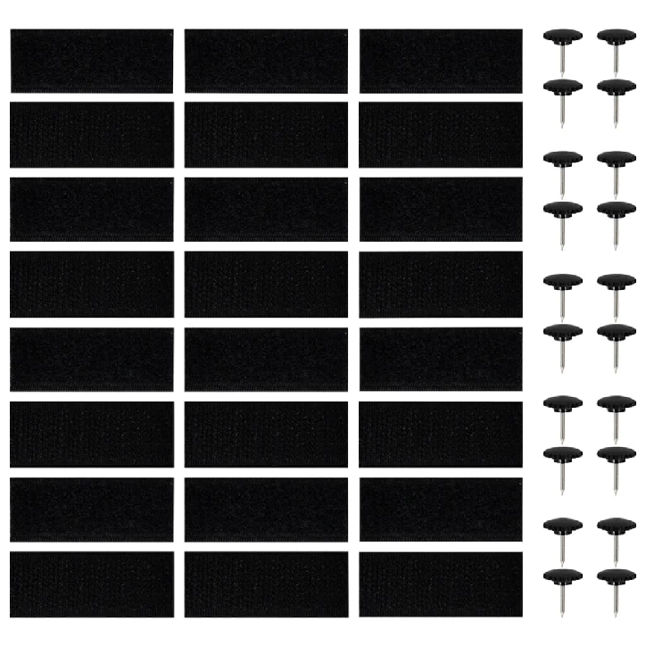 Tinkleliai nuo vabzdžių durims, 2vnt., juodi, 220x100cm