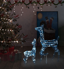 Kalėdinė dekoracija elnių...