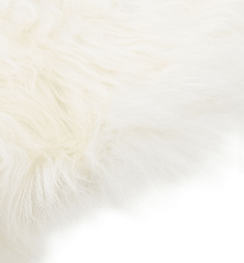Islandiškas avies kailis, kreminės spalvos, 70x110cm