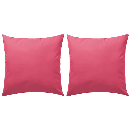 Lauko pagalvės, 2vnt., rožinės spalvos, 60x60cm