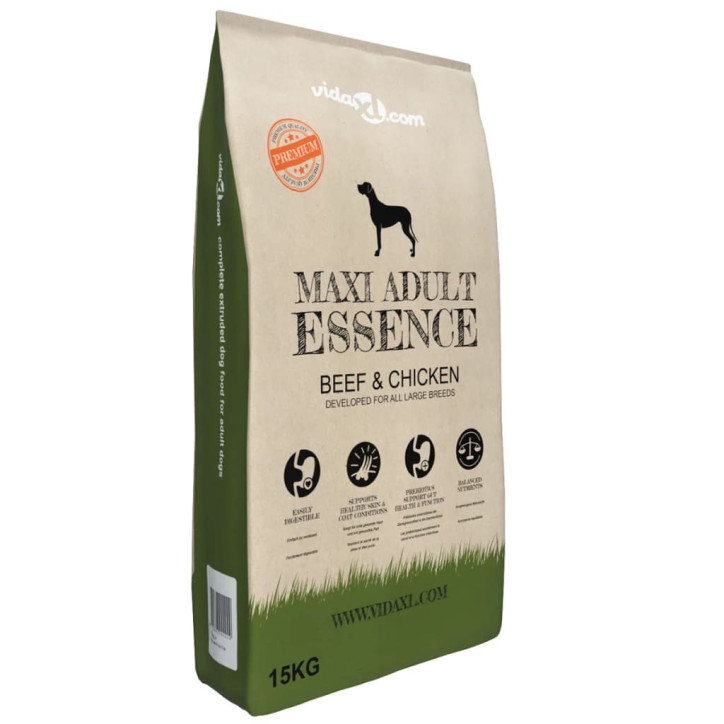 Sausas maist. šun., Maxi Adult Essence Beef&Chicken, 2vnt.,30kg