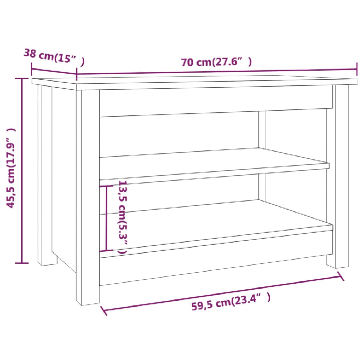 Suoliukas batams, medaus ruda, 70x38x45,5cm, pušies masyvas