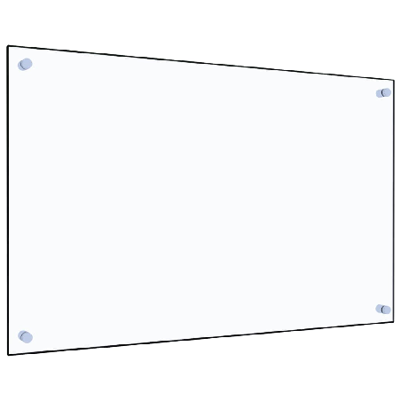 Virtuvės sienelė, permatoma, 80x50 cm, grūdintas stiklas