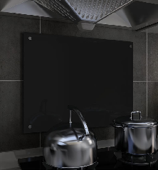 Virtuvės sienelė, juodos...