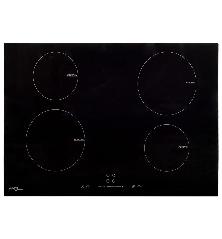 Indukcinė kaitlentė su 4 degikliais, stiklas, 77cm, 7000W