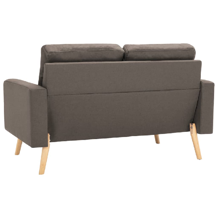 Dvivietė sofa, taupe spalvos, audinys