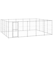 Lauko voljeras šunims, galvanizuotas plienas, 24,2m²