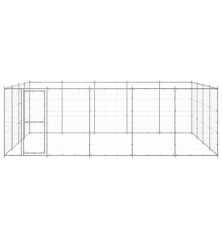 Lauko voljeras šunims, galvanizuotas plienas, 24,2m²