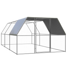 Lauko narvas viščiukams, 3x6x2m, galvanizuotas plienas