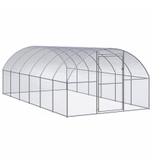 Lauko narvas viščiukams, 3x6x2m, galvanizuotas plienas