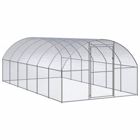 Lauko narvas viščiukams, 3x6x2m, galvanizuotas plienas