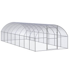 Lauko narvas viščiukams, 3x8x2m, galvanizuotas plienas