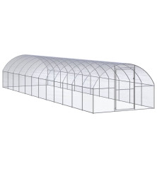 Lauko narvas viščiukams, 3x12x2m, galvanizuotas plienas