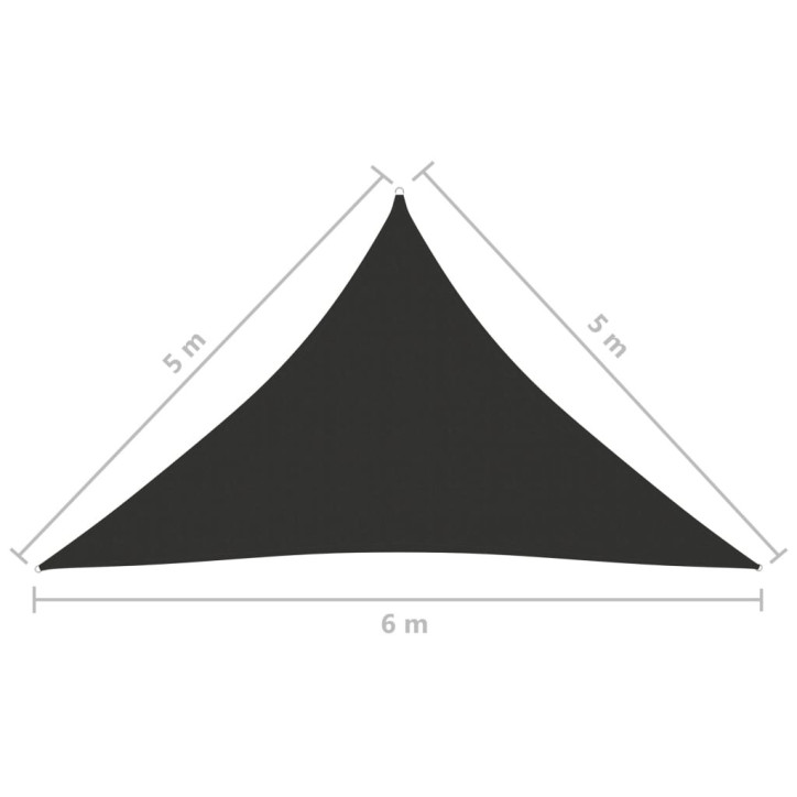 Uždanga nuo saulės, antracito, 5x5x6m, oksfordo audinys