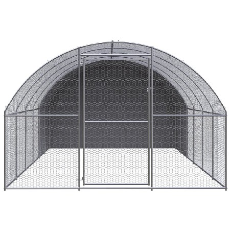 Lauko narvas viščiukams, 3x6x2m, galvanizuotas plienas