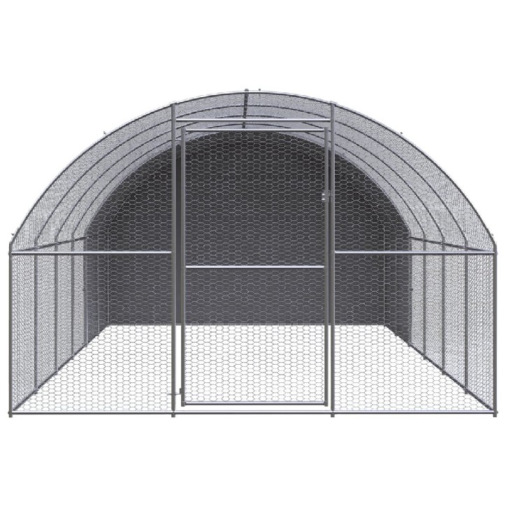 Lauko narvas viščiukams, 3x6x2m, galvanizuotas plienas