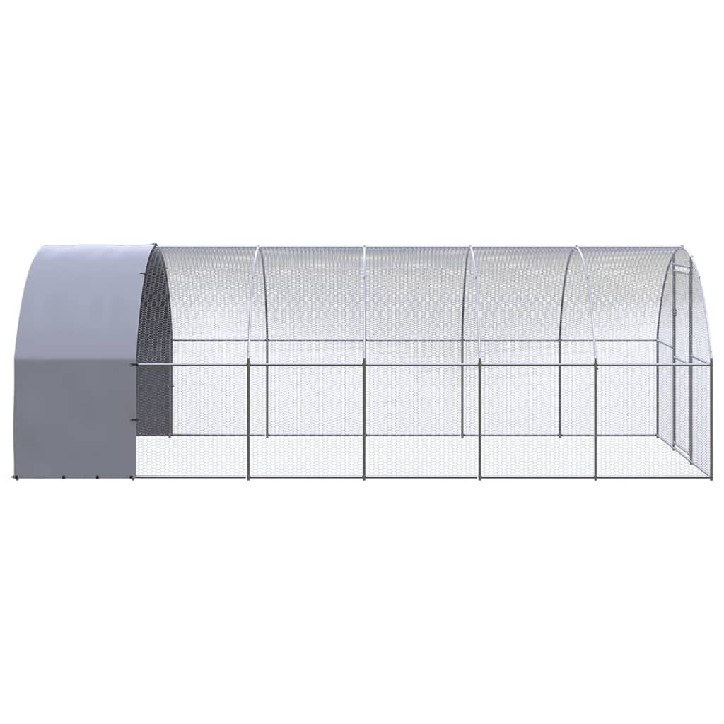 Lauko narvas viščiukams, 3x6x2m, galvanizuotas plienas