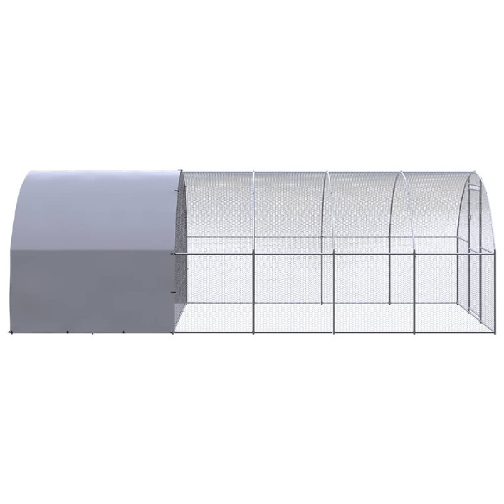 Lauko narvas viščiukams, 3x6x2m, galvanizuotas plienas