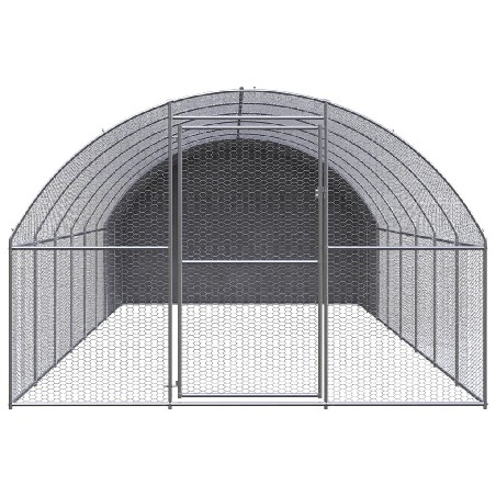 Lauko narvas viščiukams, 3x8x2m, galvanizuotas plienas