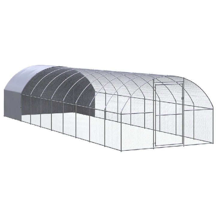 Lauko narvas viščiukams, 3x10x2m, galvanizuotas plienas