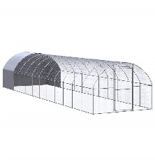 Lauko narvas viščiukams, 3x12x2m, galvanizuotas plienas