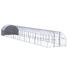 Lauko narvas viščiukams, 3x20x2m, galvanizuotas plienas